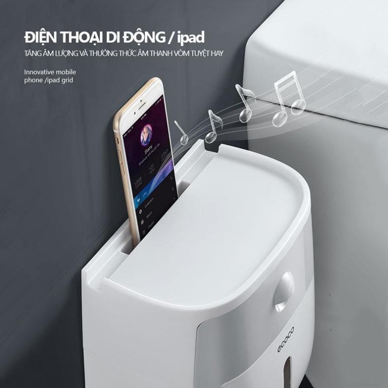 HỘP ĐỰNG GIẤY VỆ SINH CAO CẤP 2 TẦNG