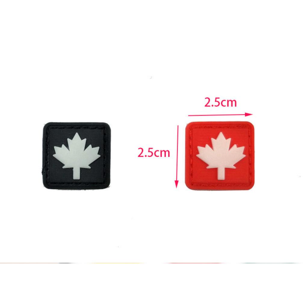 Patch_velcro PVC mini huy hiệu chiến thuật gắn quần áo_ba lô_túi xách