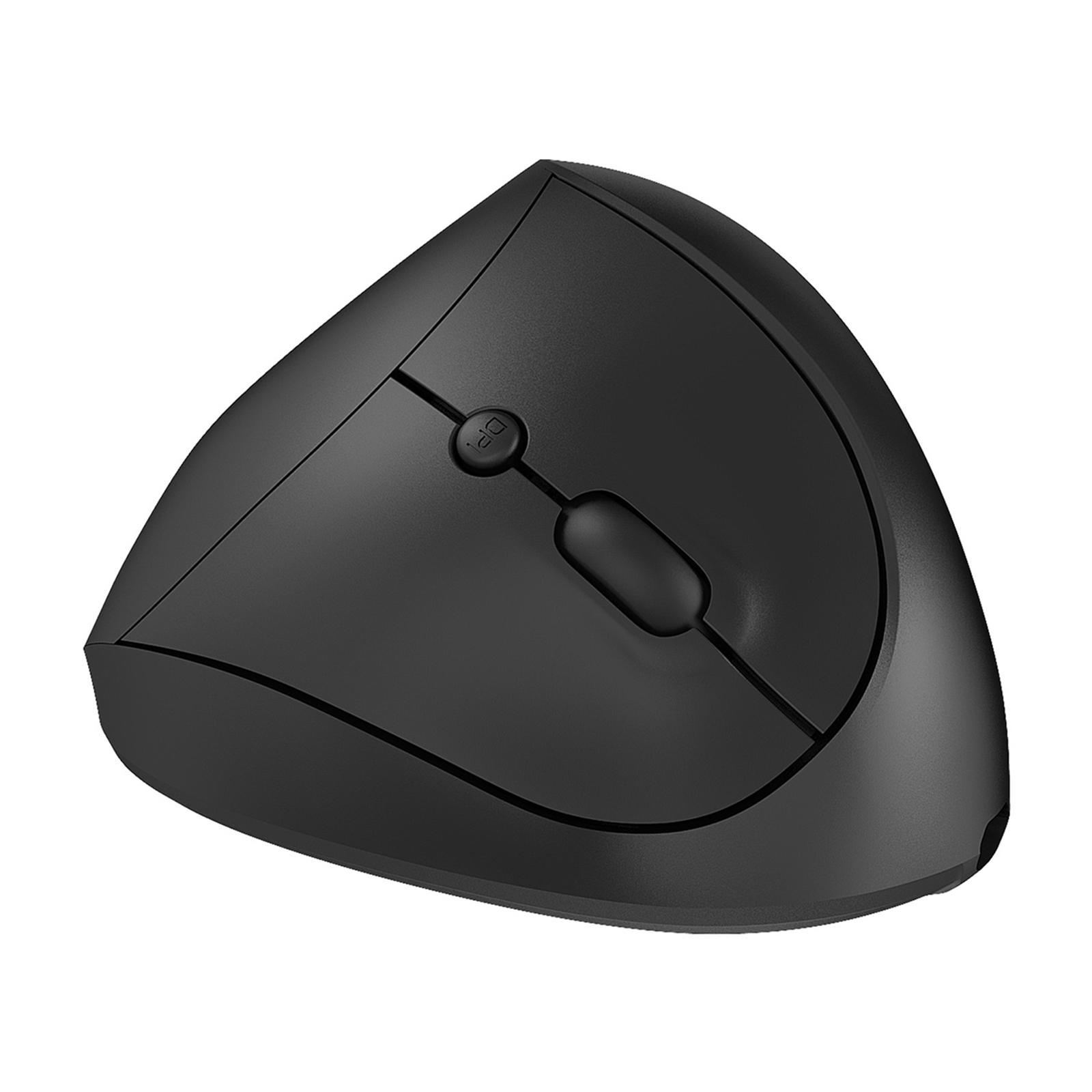 Ergonomic Mouse Optical Vertical Mice Rechargeable for Gamers Black
