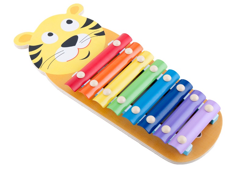 Đồ Chơi Đàn Gỗ Xylophone 8 Quãng Hình Thú Đáng Yêu Cho Bé (Họa Tiết Ngẫu Nhiên)