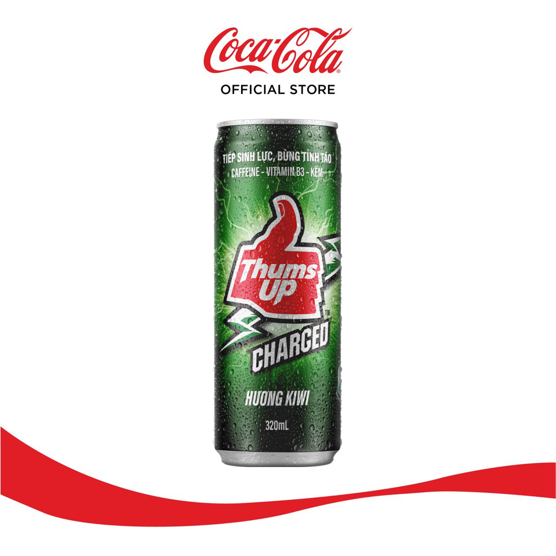 Lốc/Thùng 24 Lon Nước Giải Khát Thums Up Hương Kiwi 330ml x 24 Sale 6.6
