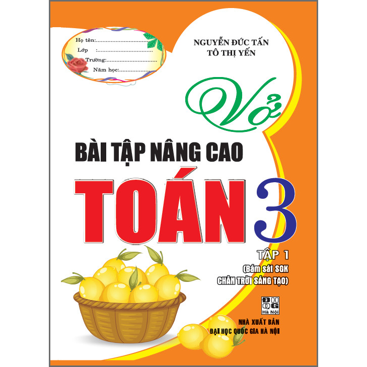 Vở Bài Tập Nâng Cao Toán 3 - Tập 1 (Bám Sát SGK Chân Trời Sáng Tạo)