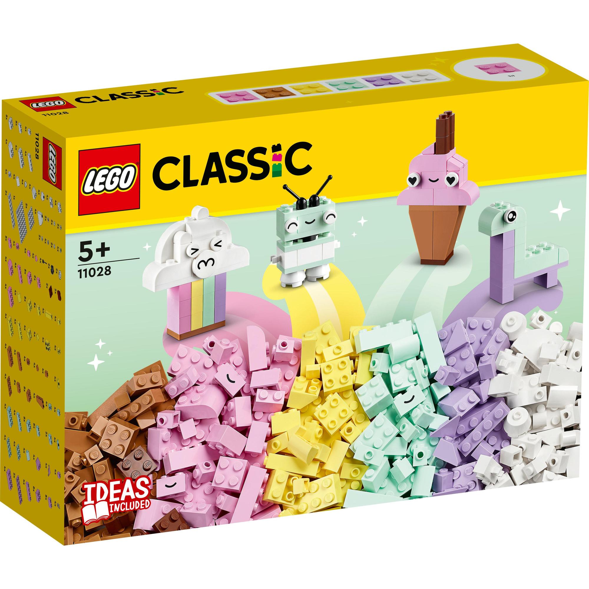 LEGO Classic 11028 Bộ Gạch Sáng Tạo Pastel Dễ Thương (333 chi tiết)