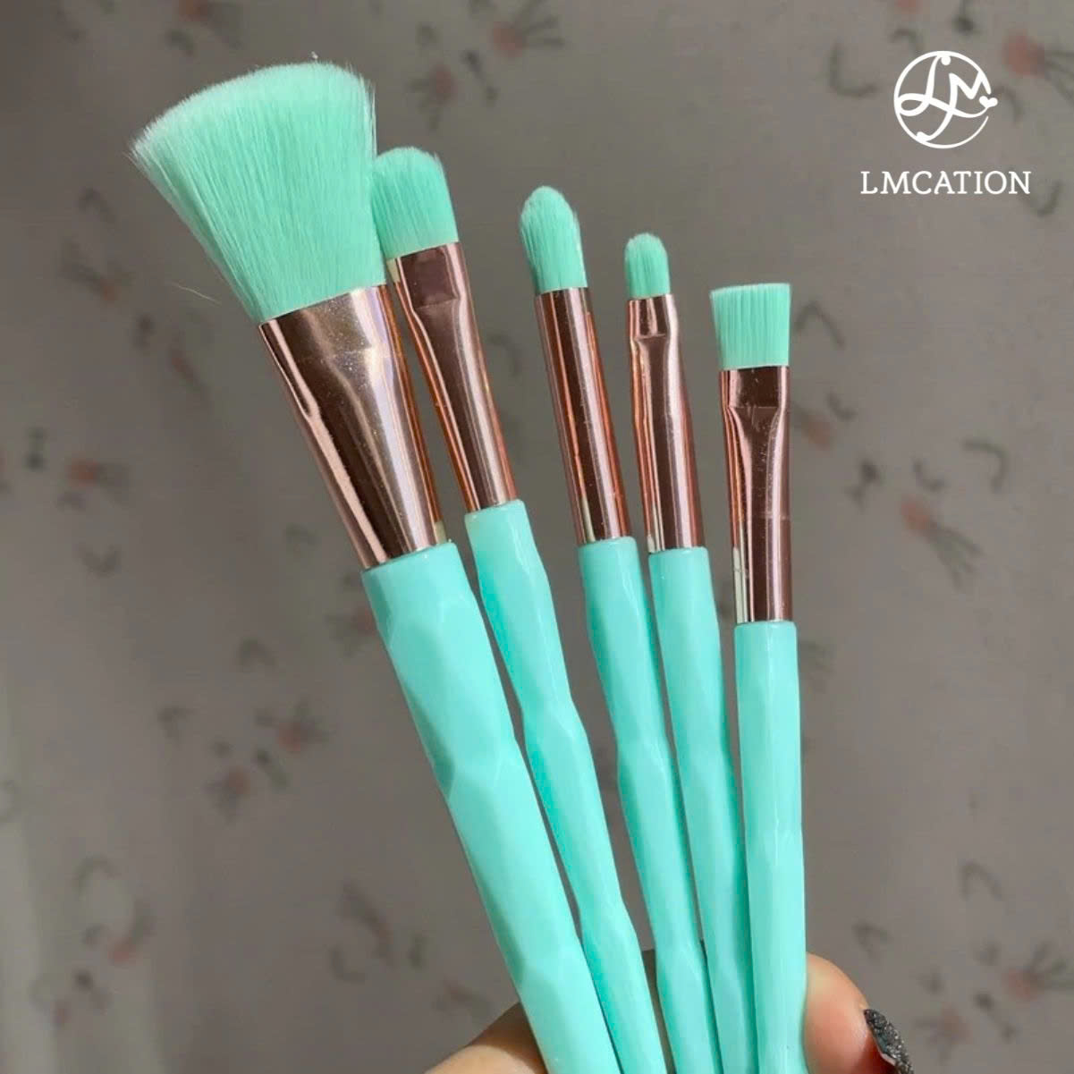 Set 5 Cây Cọ Trang Điểm Tiện Lợi, Nhỏ Gọn &amp; Dễ Dùng