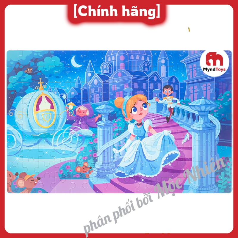 Đồ Chơi Xếp Hình MyndToys Classic Tale Puzzle Cinderella - Cô bé Lọ Lem Dành Cho Bé GáiTrên 4 Tuổi