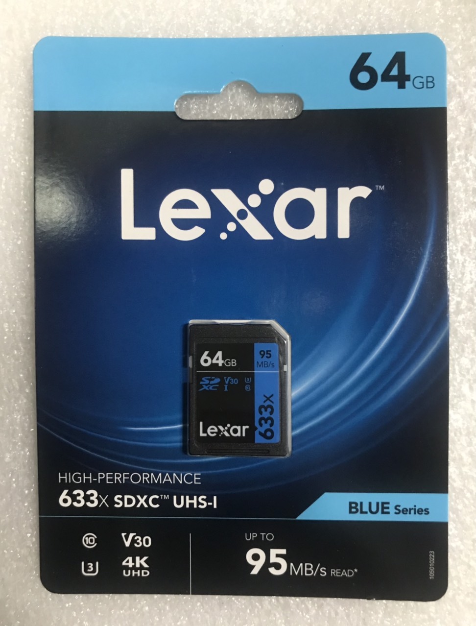 Thẻ Nhớ SDXC Lexar 95MB/s 633X 64GB - Hàng Nhập Khẩu