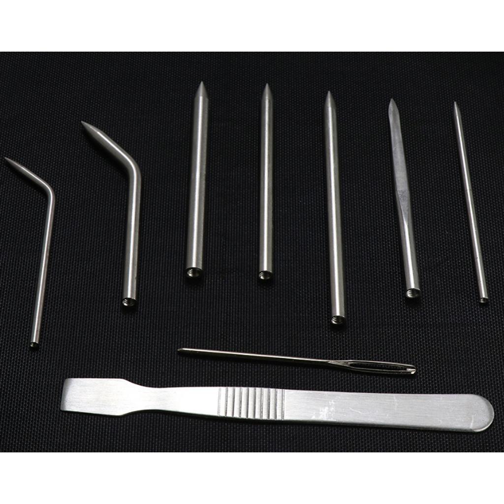 Fid Lacing Stitching Bracelet Leather Weaving Tool 10 Pieces