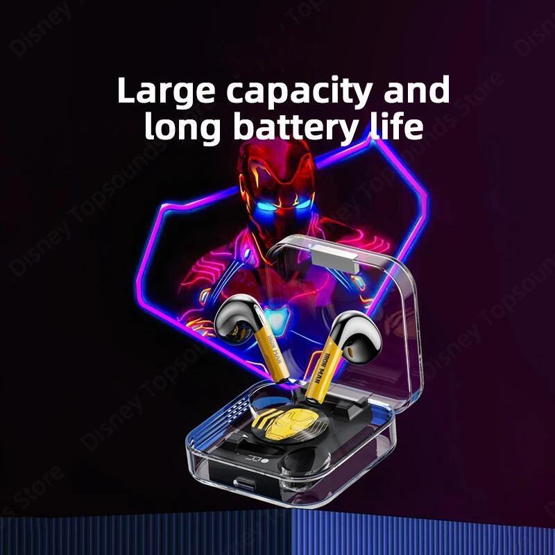 Tai Nghe Không Dây LK-10 TWS Bluetooth 5.2 Hình Iron Man Spiderman Captain America Khử Tiếng Ồn
