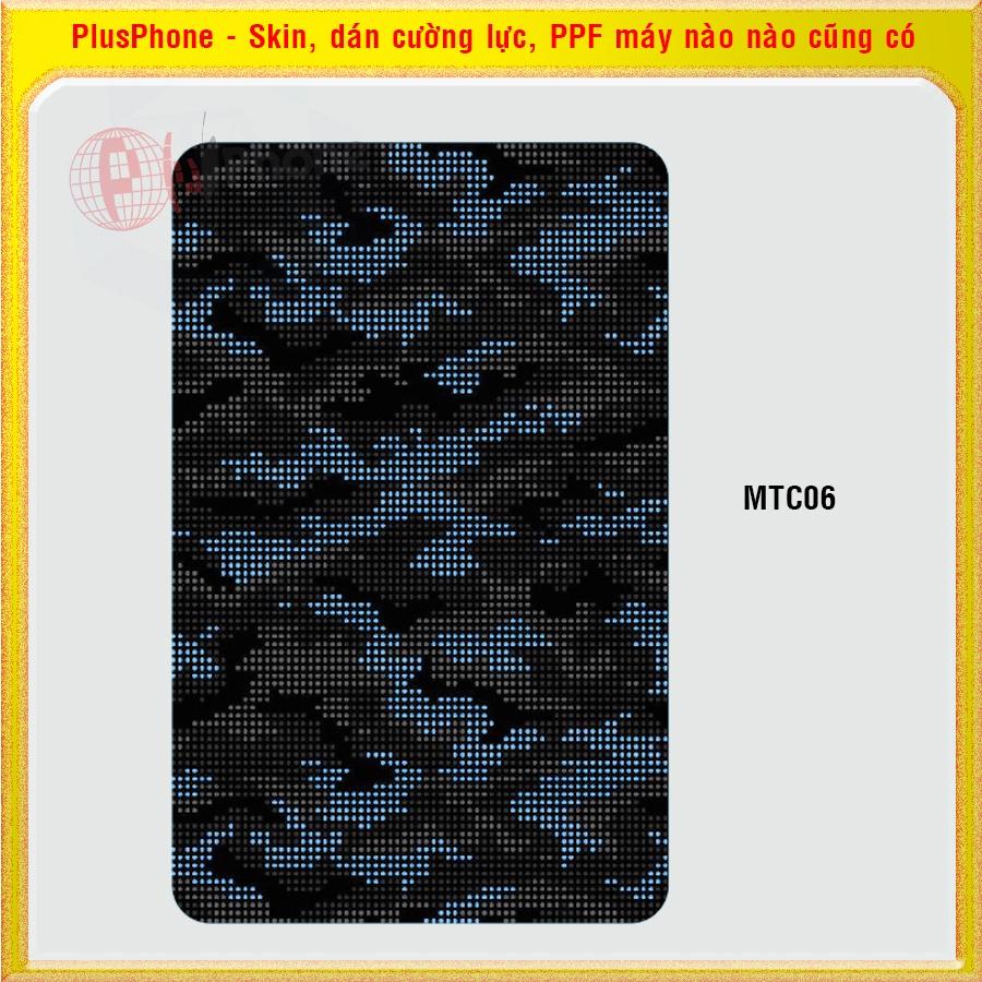 Dán Skin cho mặt sau Samsung Tab A8 2022 10.5 inch mẫu matrix camo