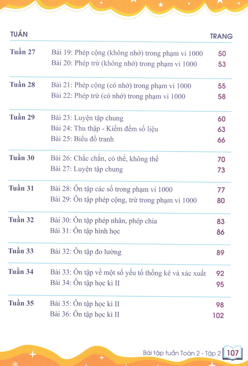 Bài Tập Tuần Toán 2 - Tập 2