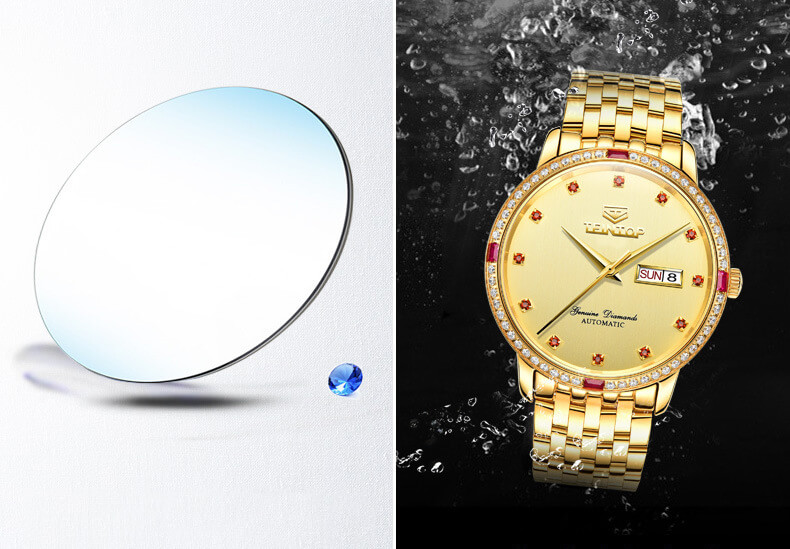 Đồng hồ nam chính hãng Teintop T7008-3 Fullbox, Kính sapphire ,chống xước,chống nước,dây kim loại thép không gỉ 316L, máy cơ , Mới 100%,Bảo hành 12 tháng,thiết kế đơn giản,sang trọng và lịch lãm