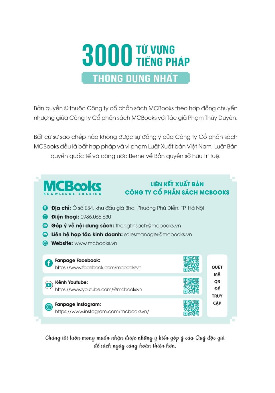 Sách - 3000 Từ Vựng Tiếng Pháp Thông Dụng Nhất