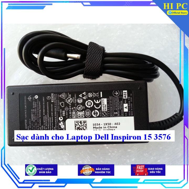 Sạc dành cho Laptop Dell Inspiron 15 3576 - Kèm Dây nguồn - Hàng Nhập Khẩu