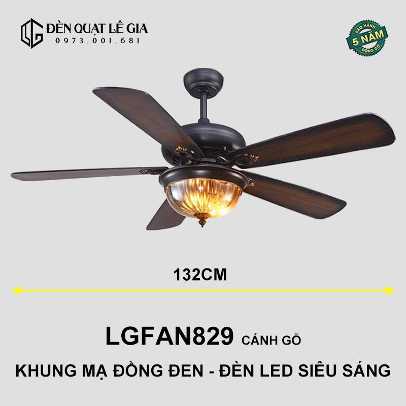 Quạt Trần Tân Cổ Điển LGFAN829 | Quạt Trần Cho Phòng Ăn