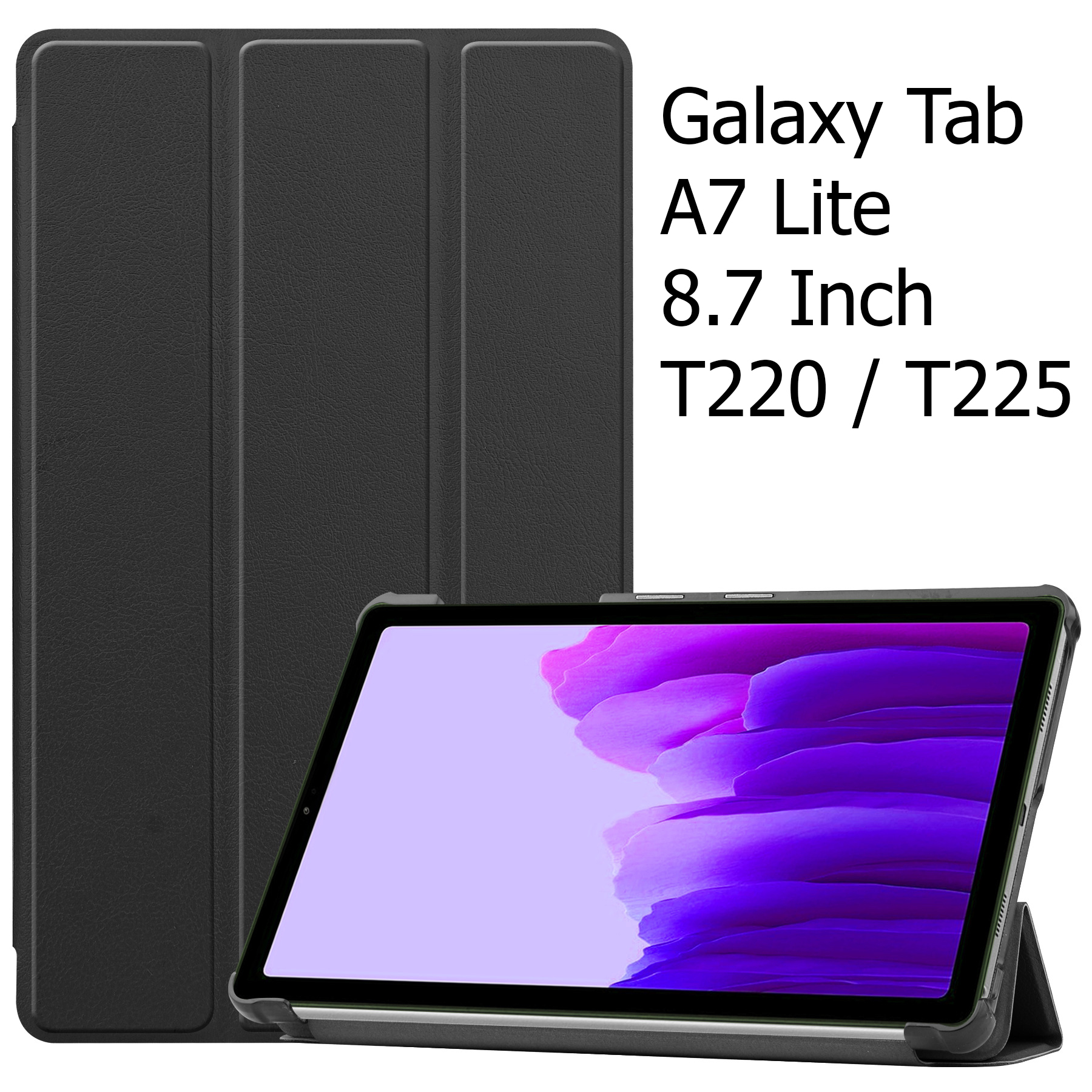 Bao Da Cover Dành Cho Máy Tính Bảng Samsung Galaxy Tab A7 Lite 8.7 Inch T220 / T225 Hỗ Trợ Smart Cover