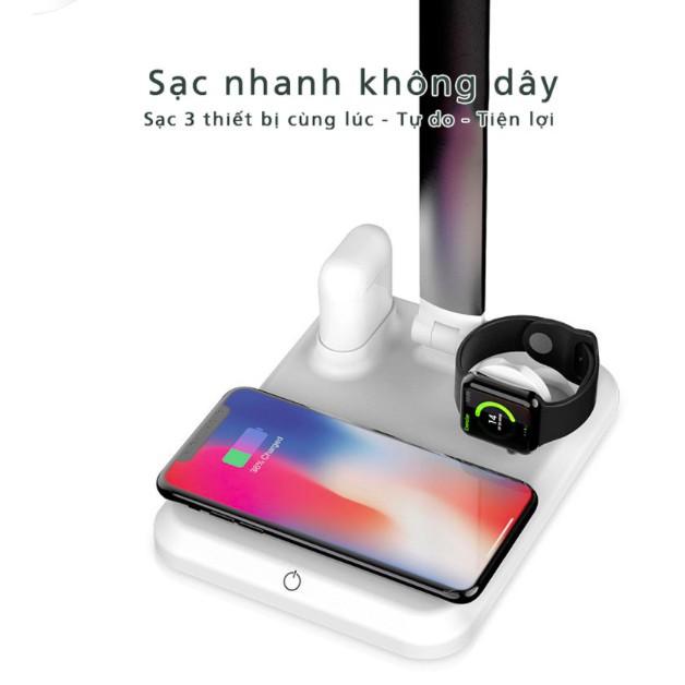 EuroQuality Đèn để bàn X1 kiêm đế sạc không dây đa năng – 4IN1 -
