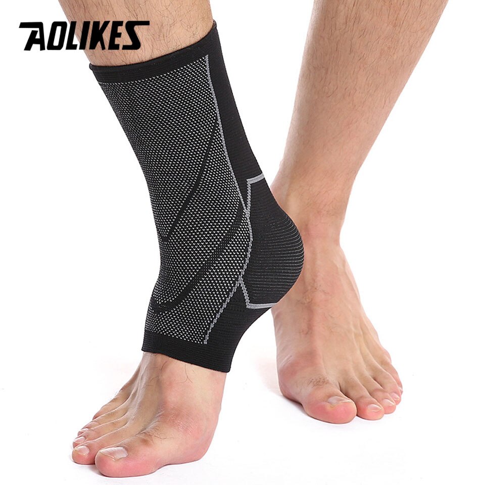 Bộ 2 vớ bảo vệ mắt cá chân chống lật cổ chân AOLIKES A-7137 Elastic weave ankle