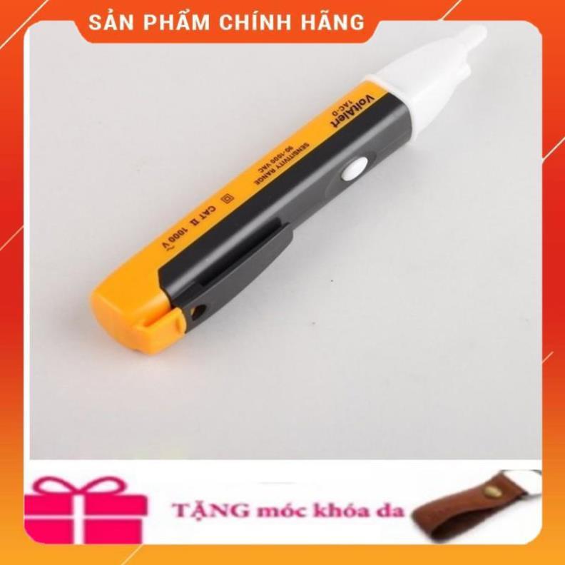 Bút thử điện thông minh- không chạm- an toàn- hq 6ti40 tặng móc khóa da thật 206640-1206614