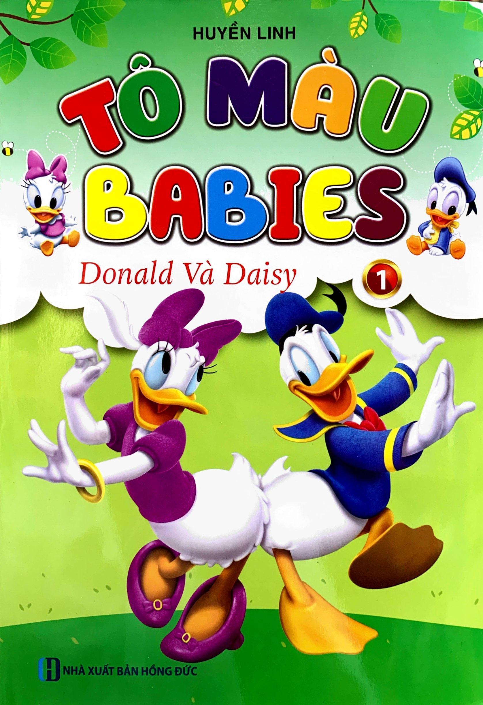 Tô Màu Babies 1 - Donald Và Daisy