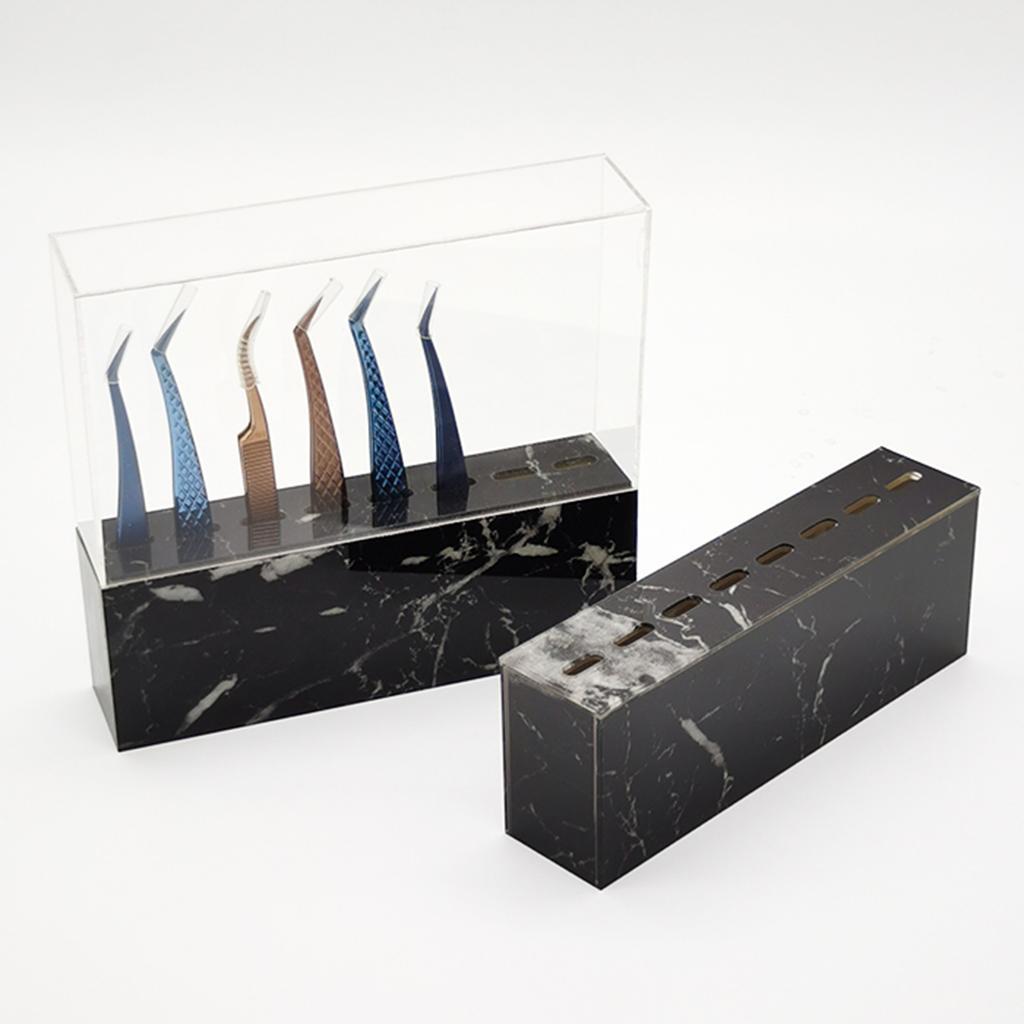 Grafting Tweezers Acrylic Display Stand Holder Organizer White