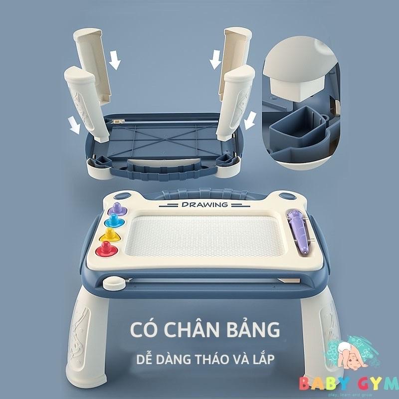 Bàn Bảng Vẽ Cho Bé Tự Xoá Thông Minh Có 4 Chân