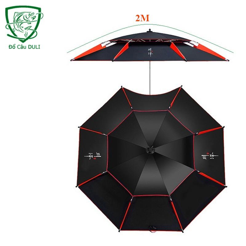 Ô Câu Cá Ô Dù Che Nắng Mưa Hình Xanh Dọc Dưa KK-11