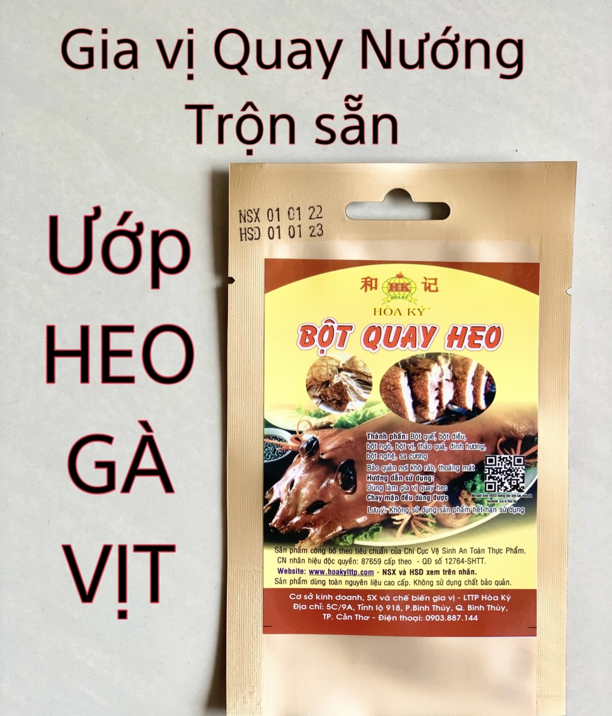 BỘT QUAY HEO Trộn Sẵn 100gr