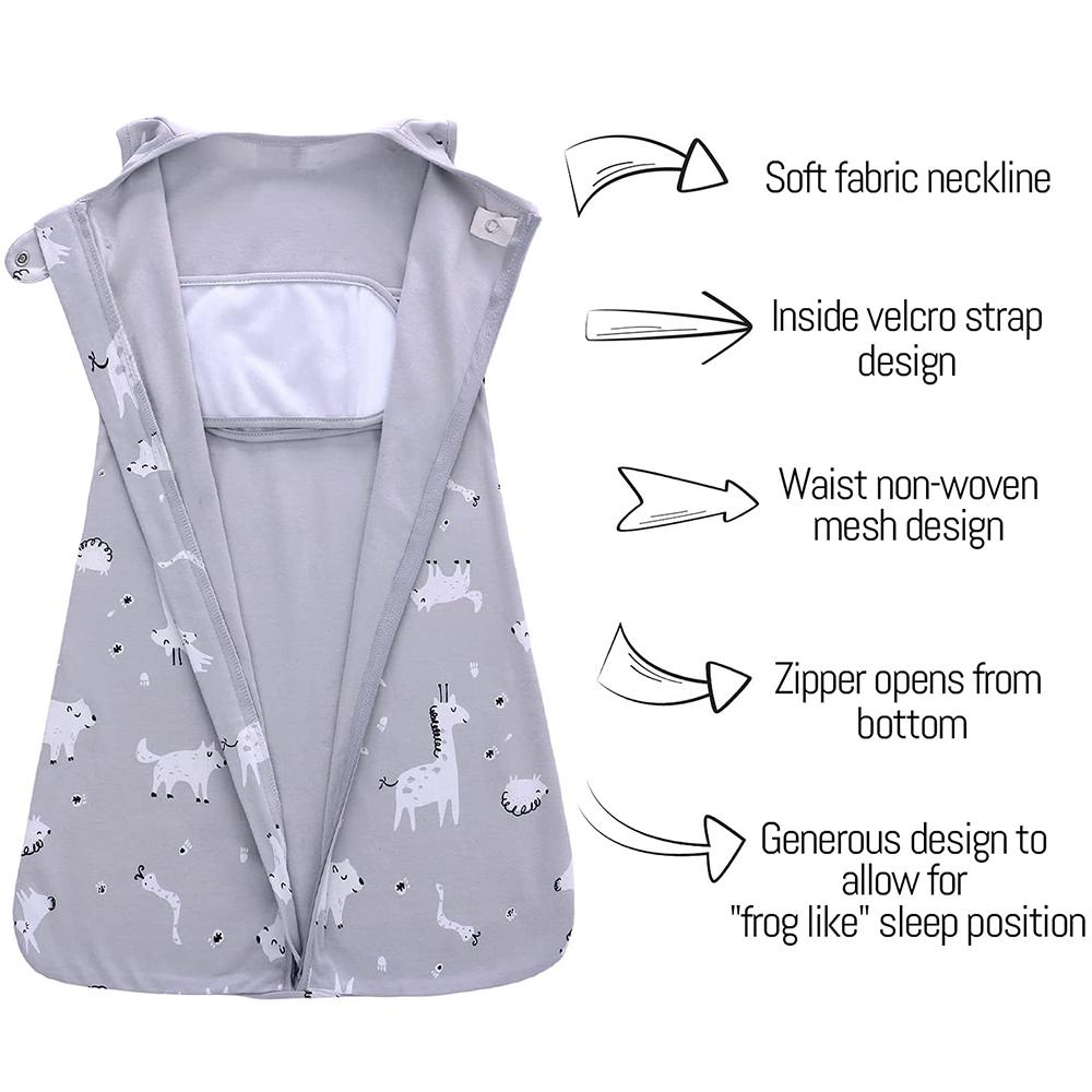 Bông Đeo Túi Ngủ Cho Bé Giấc Ngủ Ngon Bao Mùa Hè Sleepsacks Bé Trẻ Em Ngủ Túi Đồ Ngủ Quần Áo Dành Cho Bé Từ 0-18 tháng
