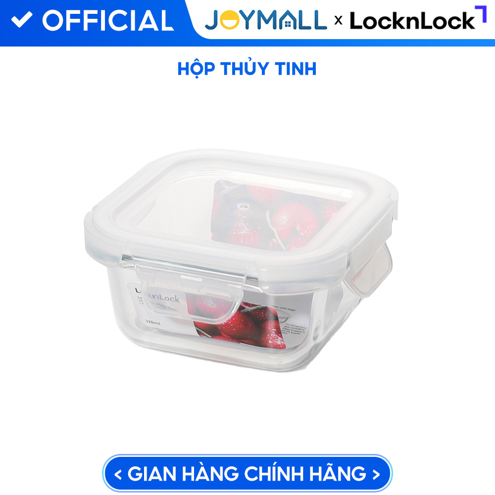 Hộp thủy tinh LocknLock BLANC bảo quản thực phẩm nhiều dung tích LLG110 - Hàng chính hãng, chịu nhiệt cao - JoyMall
