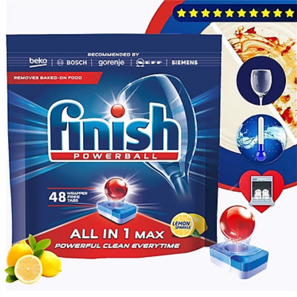 Viên rửa bát Finish Max In 1 125 Viên