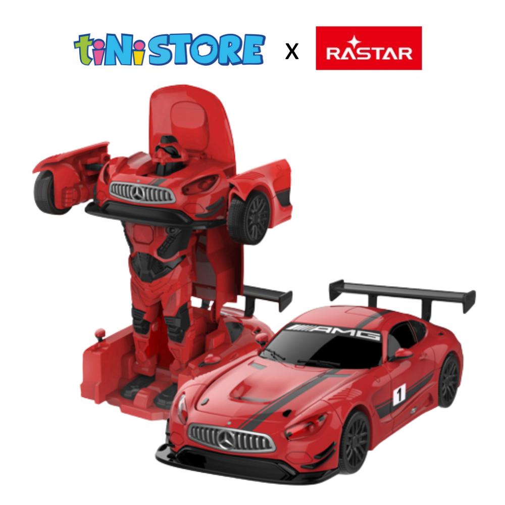 tiNiStore-Đồ chơi xe chạy trớn biến hình Robot 1:32 Mercedes Benz Rastar 62300