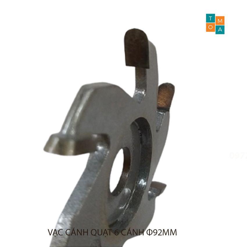 MŨI SOI GỖ - MŨI PHAY VẠC TRÒN CÁNH QUẠT 6 CÁNH PHI 92MM X 10MM X TRỤC 16MM