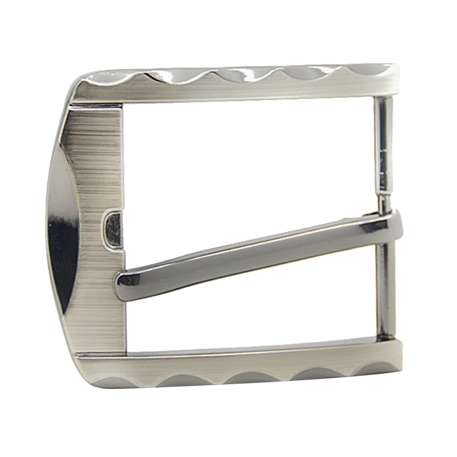 Single Prong Rectangular Belt Buckle Waist Belt Buckle, Alloy Belt Buckle, Pin Buckle for Men Women Leather Belt