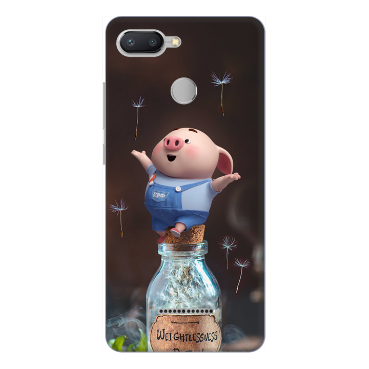 Ốp lưng điện thoại Xiaomi Redmi 6 hình Heo Con Thư Giãn