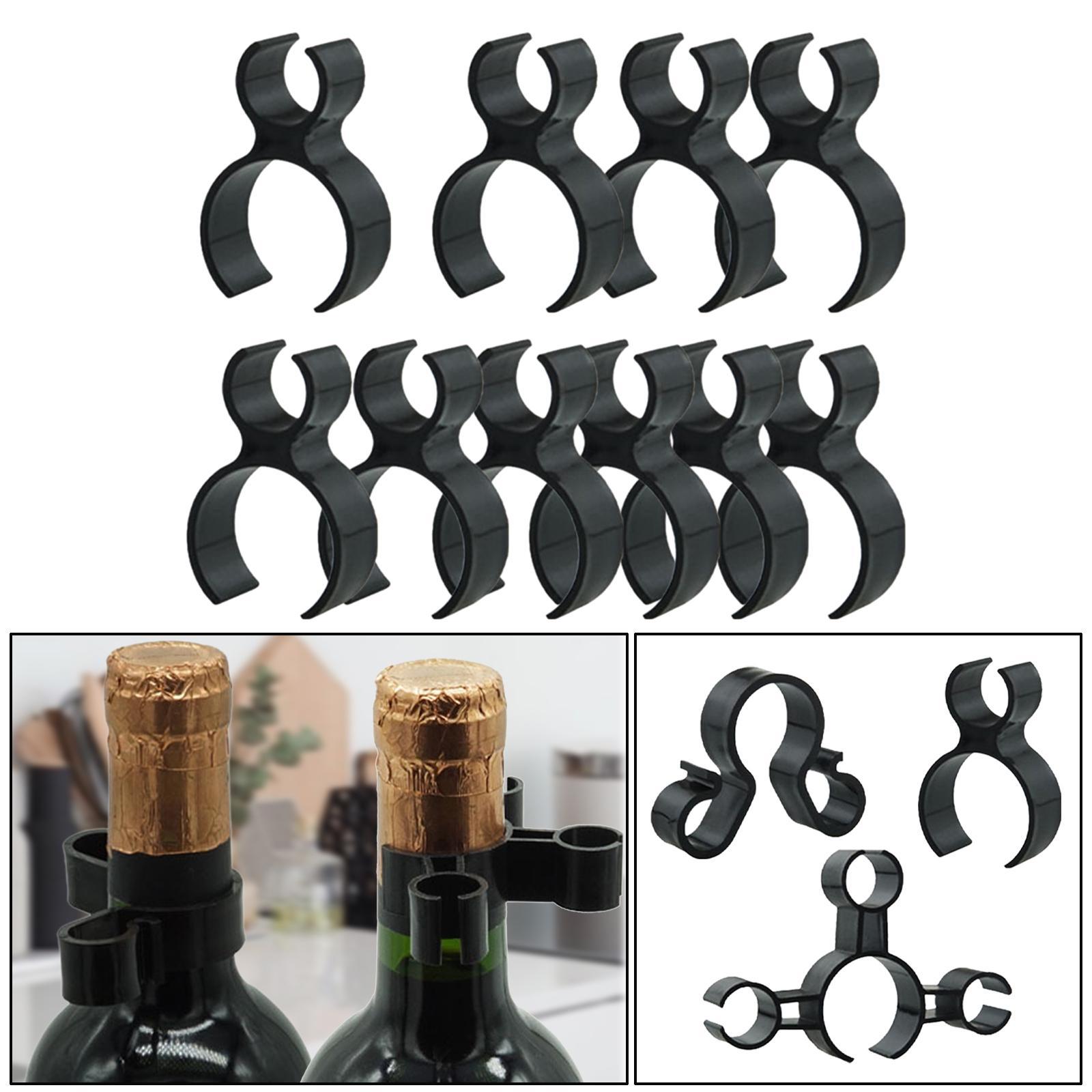 10x Champagne Bottle Clip Bottle Clip for Sparklers Christmas Bottles Service Sparklers Clips Party Supplies Bottle Sparklers Clip