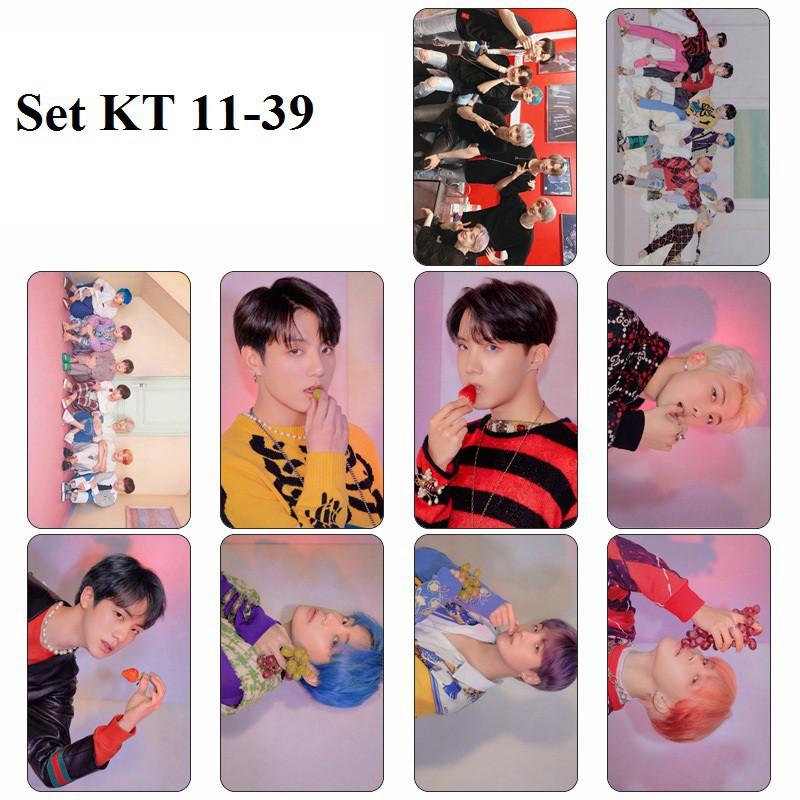 Set 10 jelly card mềm dân được BTS persona ( 5 mẫu)