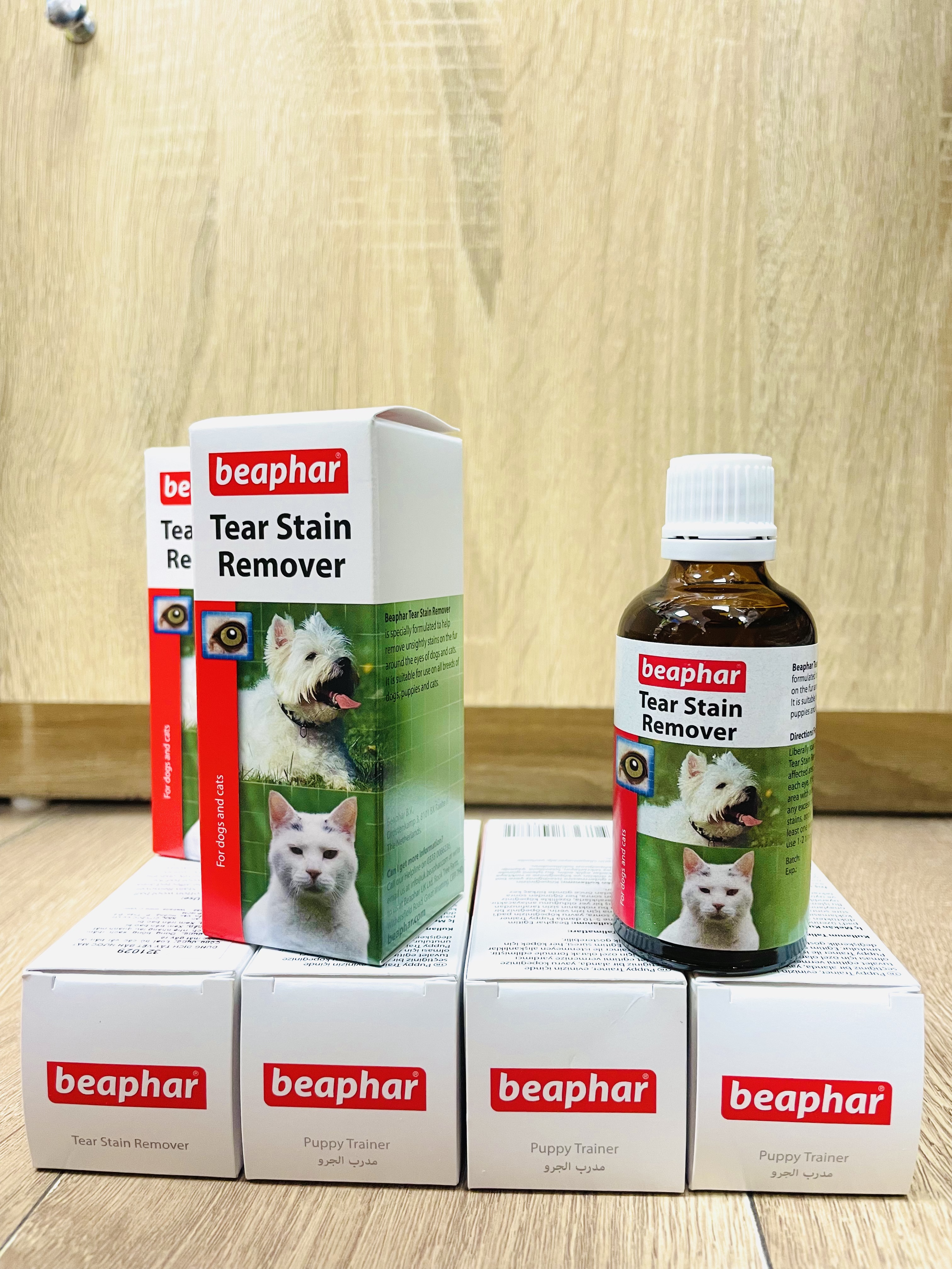Dung dịch vệ sinh ố mắt Beaphar Tear Stain Remover cho thú cưng