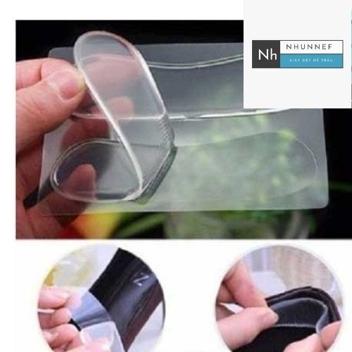 Miếng lót gót giày silicon chống đau chân cho giày cao gót