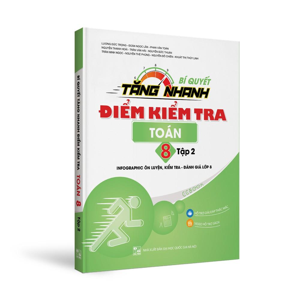 Sách - Combo Bí quyết tăng nhanh điểm kiểm tra Toán Hoá Sinh 8