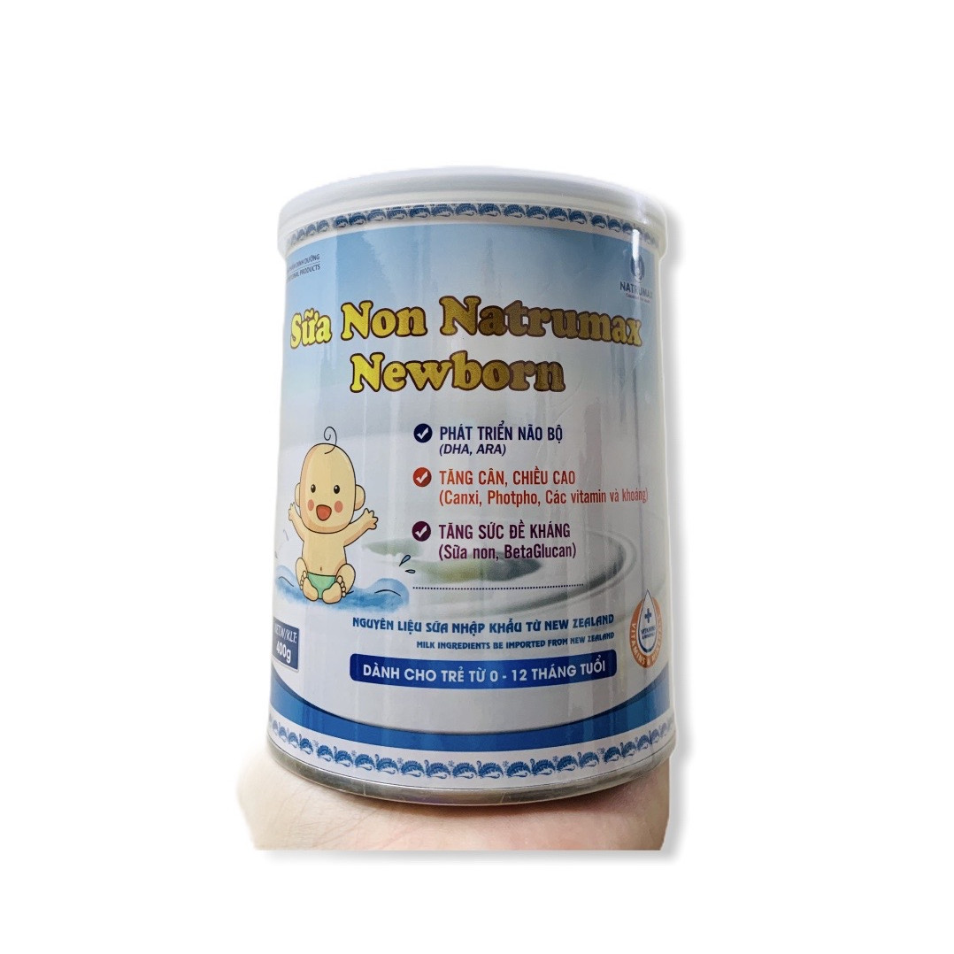 SỮA NON NATRUMAX NEWBORN 400Gram Dành Cho Trẻ Sơ Sinh Dưới 2 Tuổi