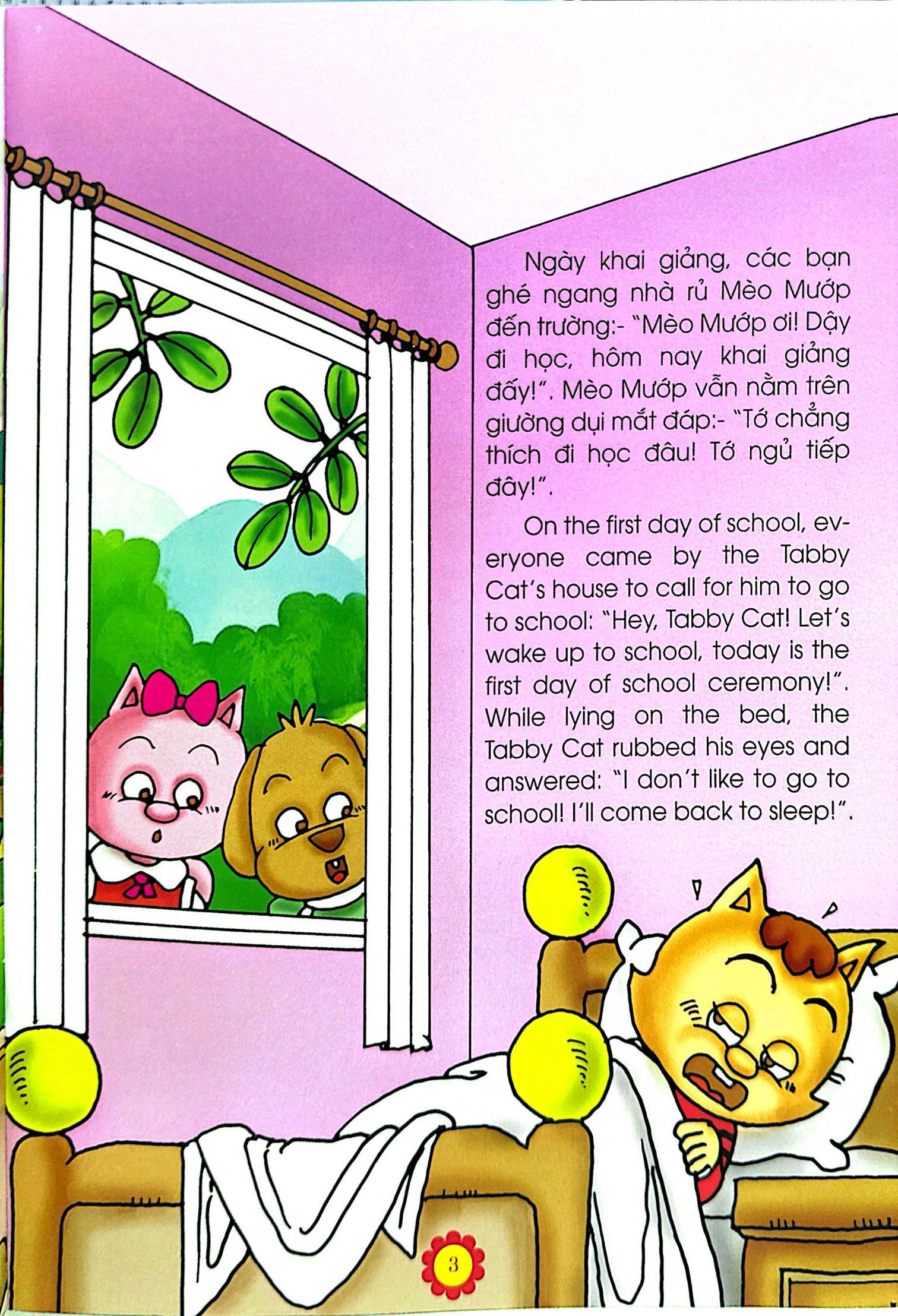 Sách - Truyện Kể Tuổi Thần Tiên - Song Ngữ Anh-Việt - Anh Chàng Mèo Mướp