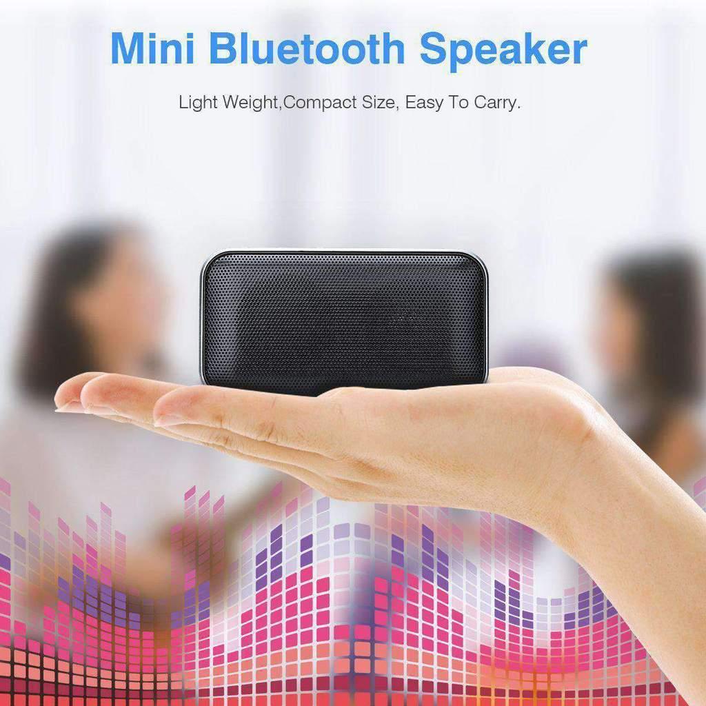 Di động không dây ngoài trời mini Audio Audio Ultra-Thin Loa loa loa hỗ trợ thẻ TF TF SECHARGED Usb Sale Color: White