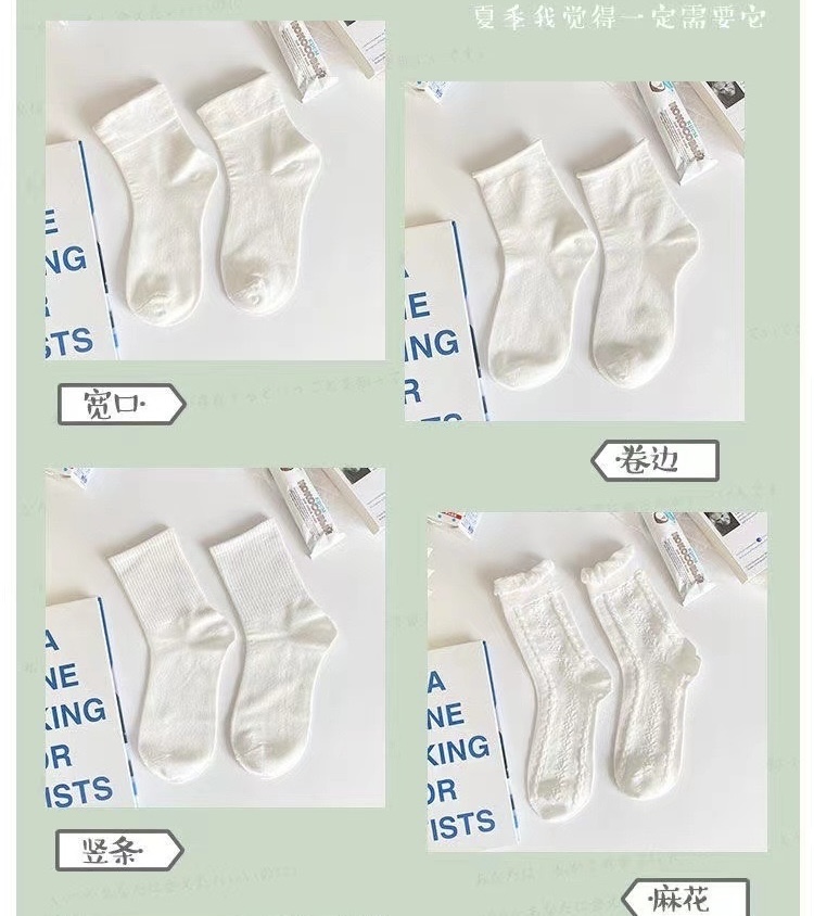 SET 5 ĐÔI TẤT VỚ NƠ NỮ DỄ THƯƠNG MÃ 50 DÀNH CHO NỮ