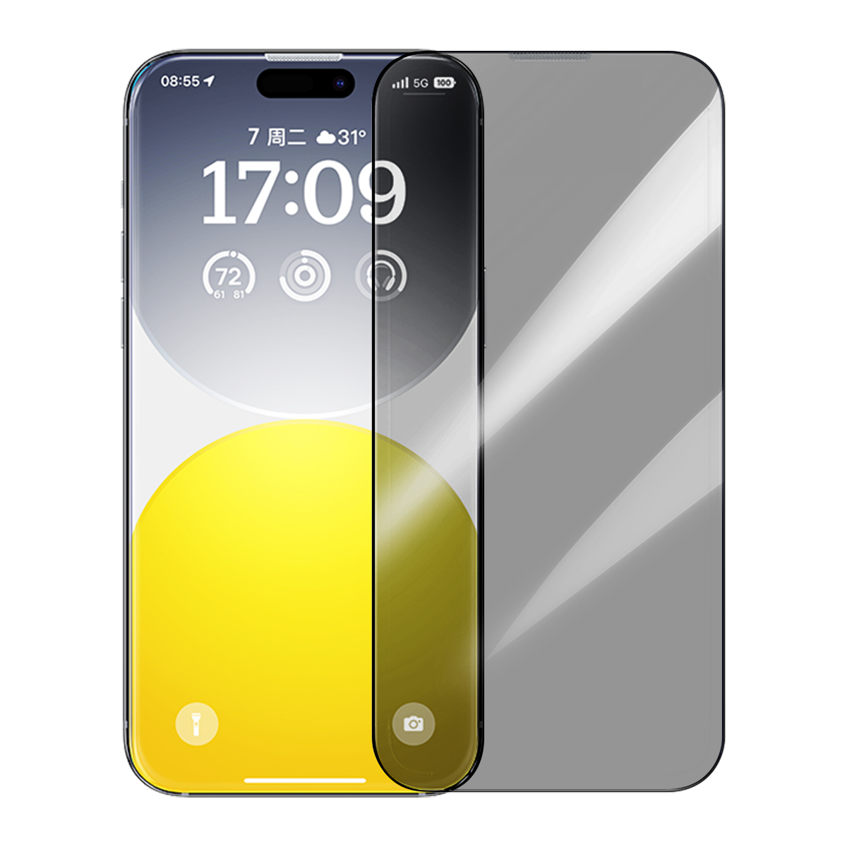 Cường Lực Full Viền Cho iP15 OS-Baseus Diamond Series Full-Coverage HD Tempered Glass Screen Protector for iP 15