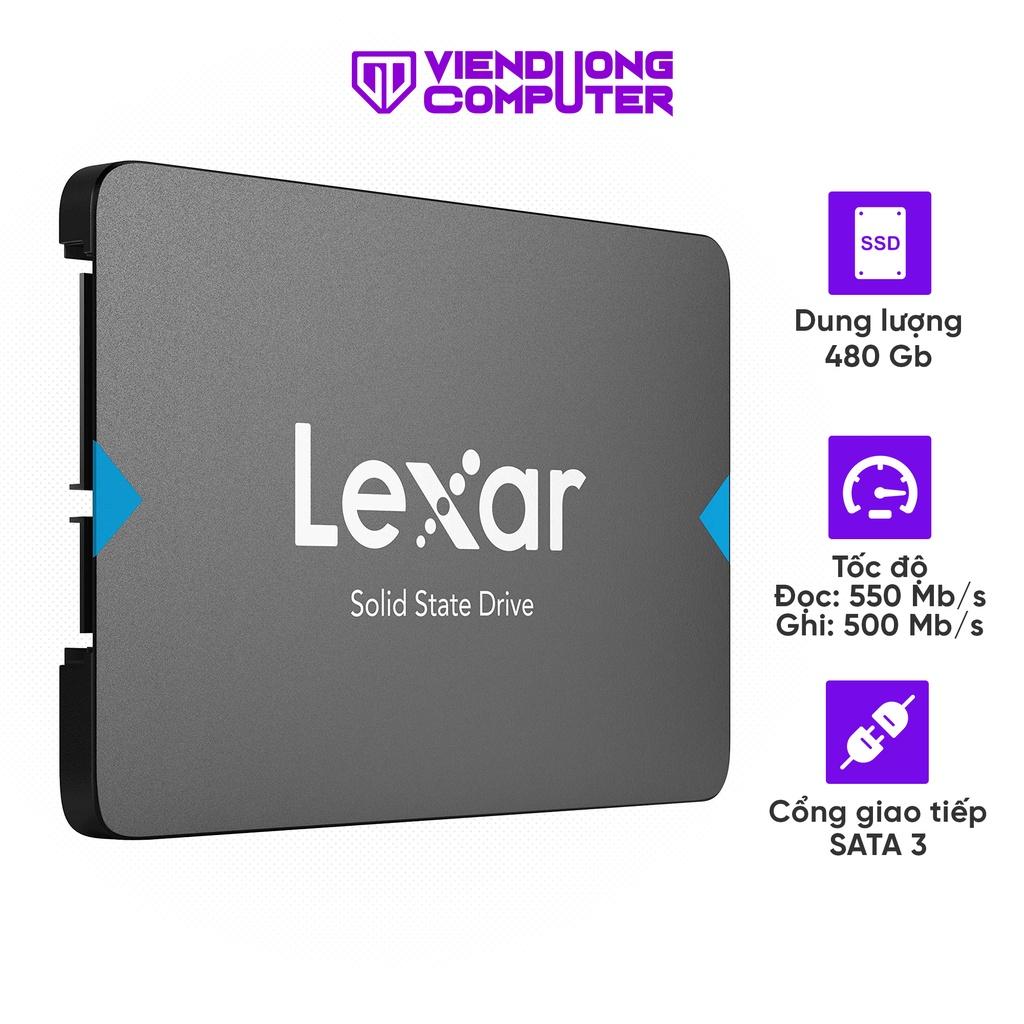 Ổ cứng SSD 480GB Lexar NQ100-LNQ100X480G-RNNNG dung lượng khủng - Hàng chính hãng