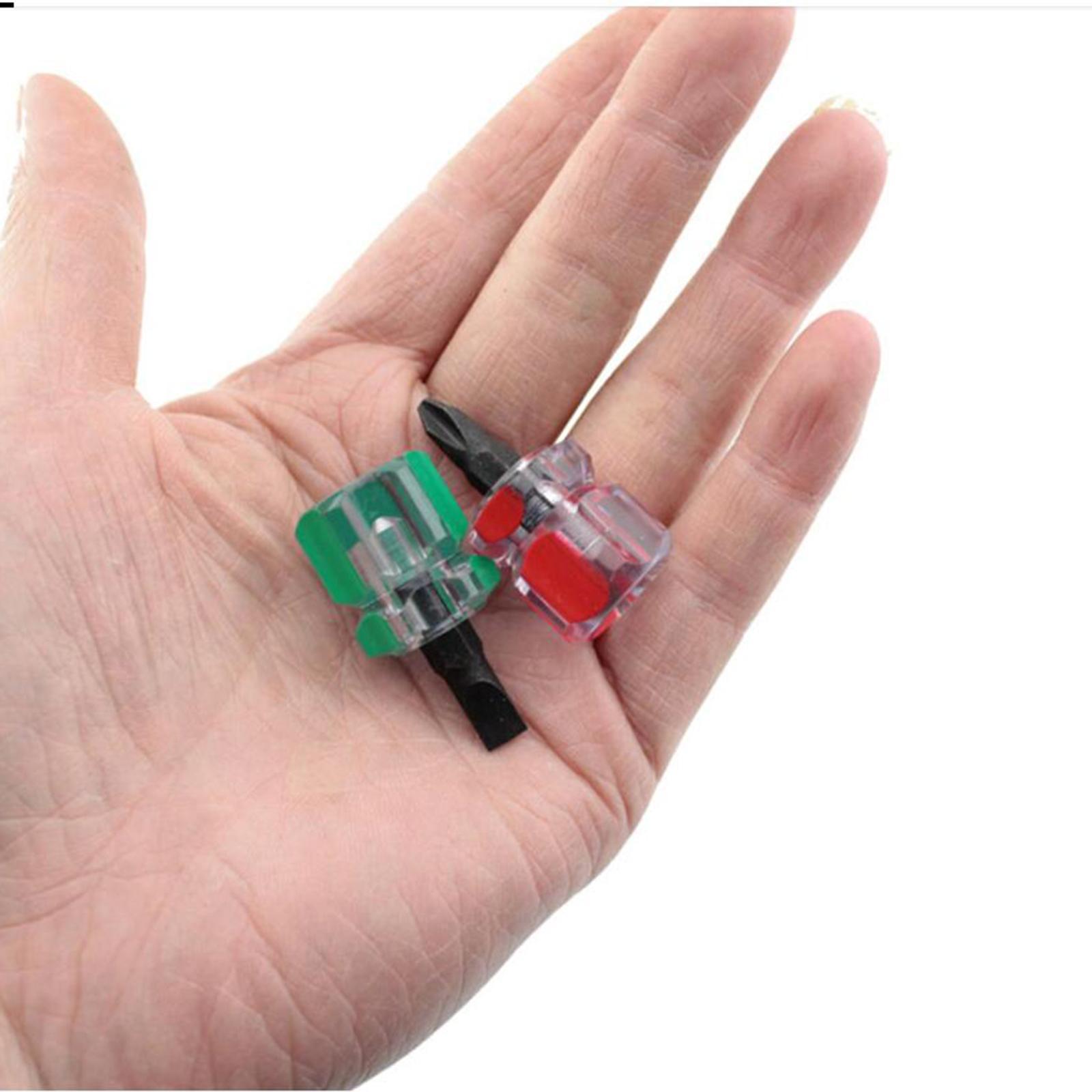 1Set Portable Screwdriver Dual-purpose Repair Tools Pocket Screwdriver Set Precision Car Repair Tools