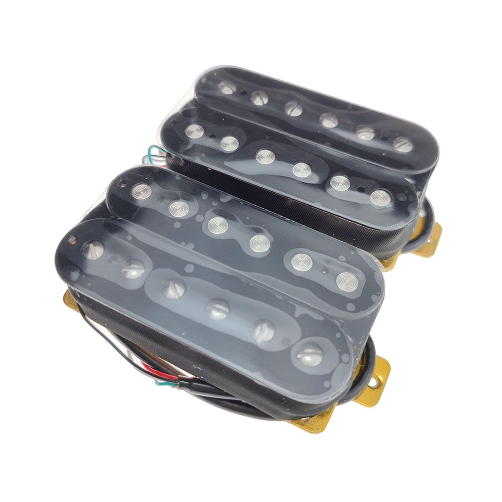 2 Pieces Humbucker Pickup Alloy DIY Material for Electric Guitar Accessories