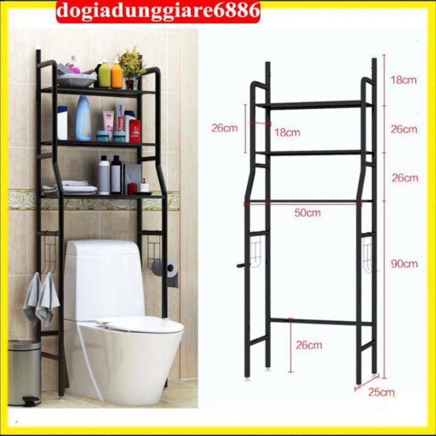 Kệ để đồ sau toilet , nhà tắm 3 tầng đa năng, tiết kiệm không gian S1975