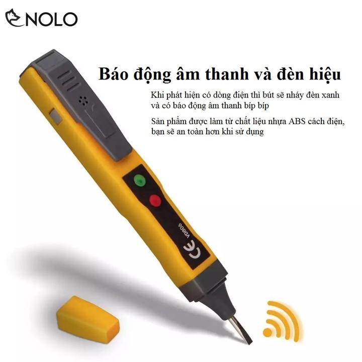 Bút Thử Điện Âm Tường AC & DC Với Chip Cảm Biến Cực Nhạy