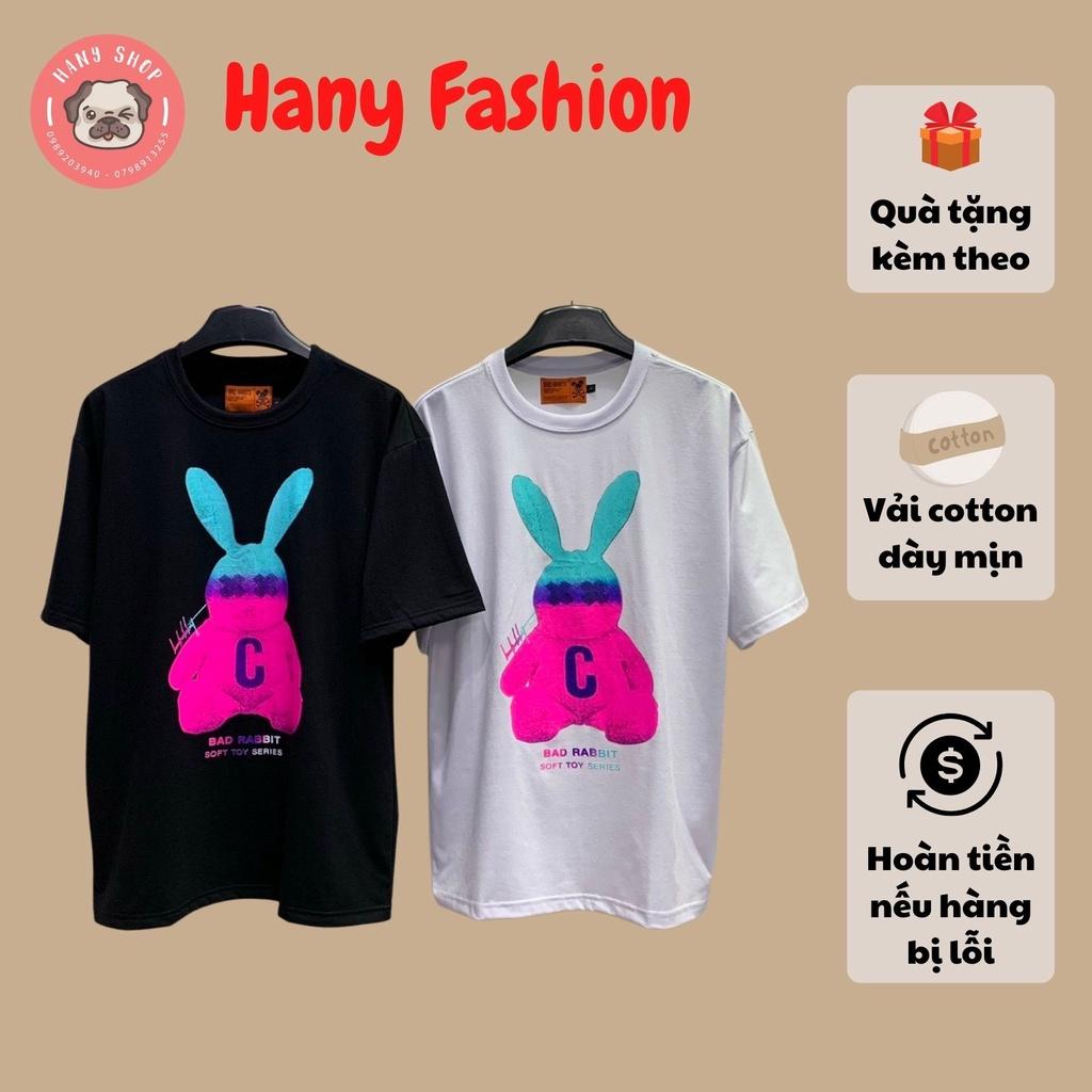 Áo thun unisex tay lỡ Soft Toy đầy đủ tem cổ tem tay - Hany shop